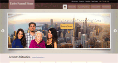 Desktop Screenshot of cbtaylorfuneralhome.com
